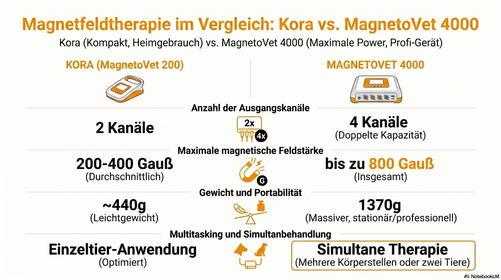MagnetoVet und Kora - Magnetfeldgeräte für Tiere