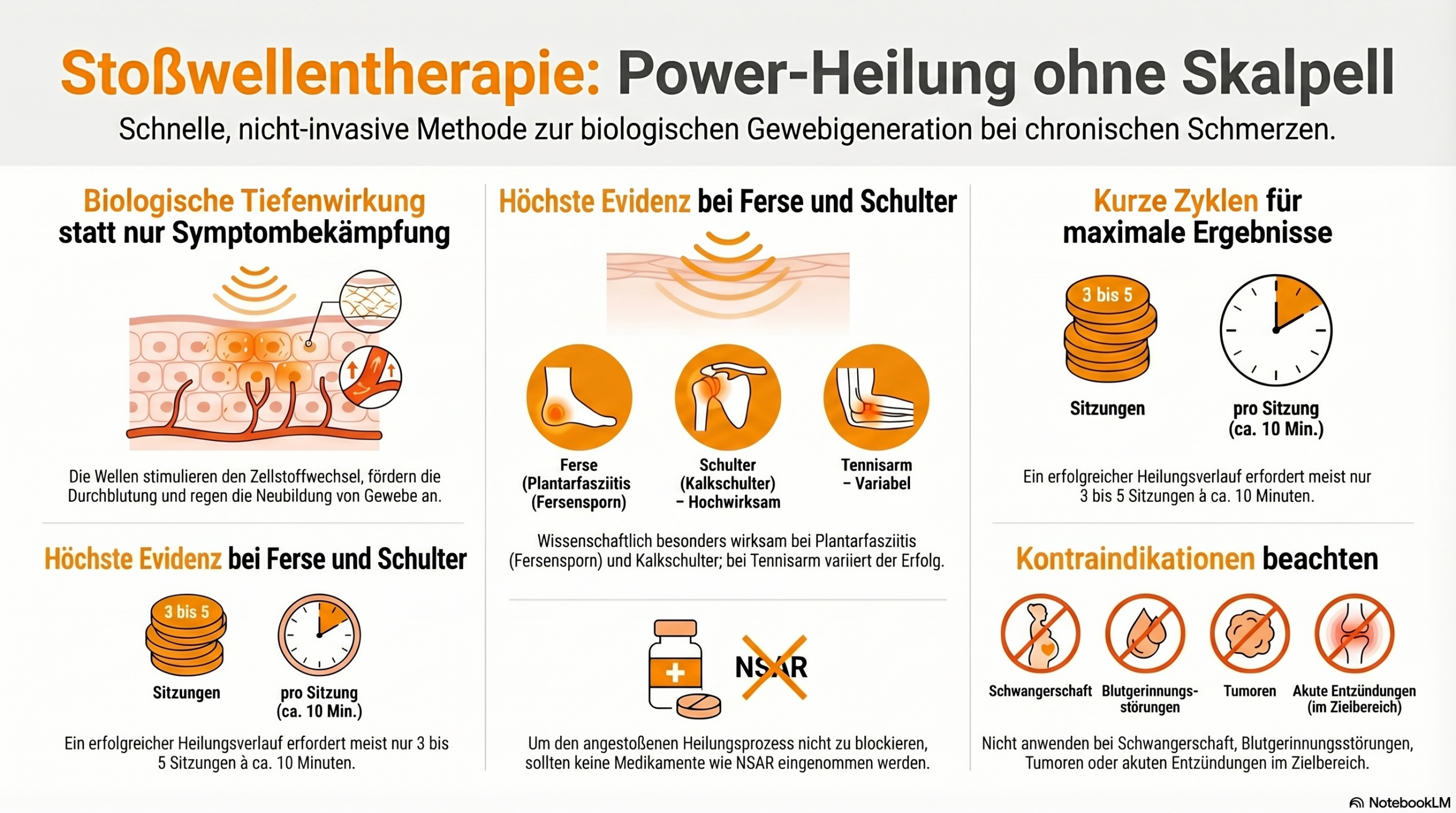 Stoßwellentherapie: Wirkung, Anwendung und Indikationen im Überblick